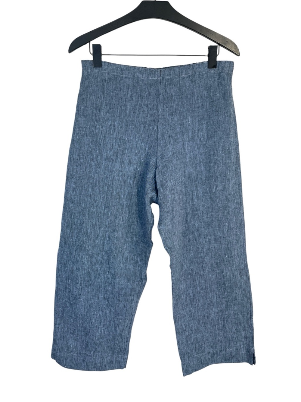 Bryn Walker 100% Linen Cropped Leg Pull On Pants Size Small